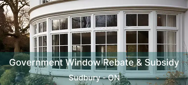  Government Window Rebate & Subsidy Sudbury - ON