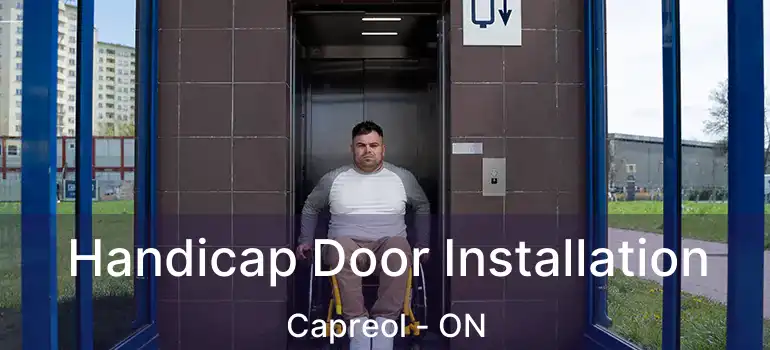  Handicap Door Installation Capreol - ON