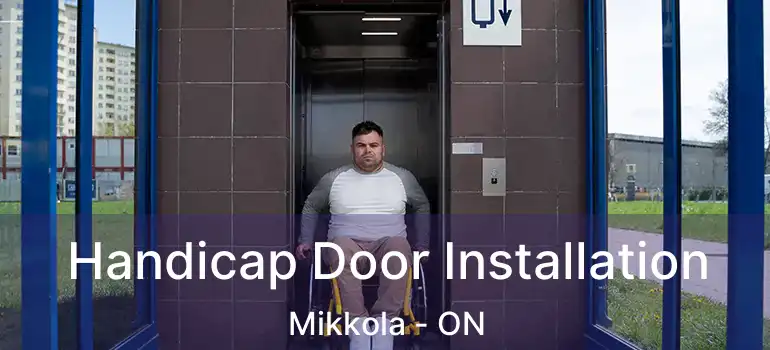  Handicap Door Installation Mikkola - ON