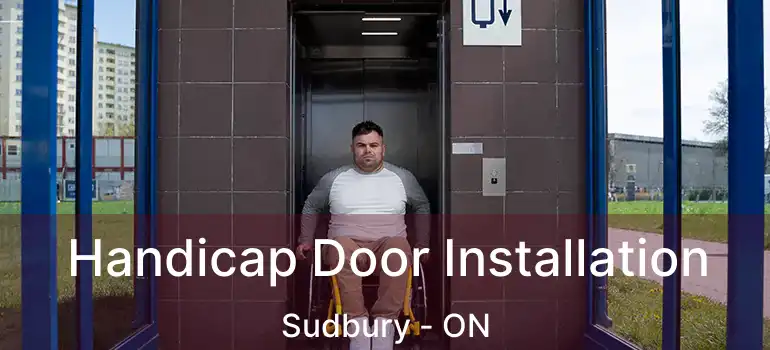  Handicap Door Installation Sudbury - ON