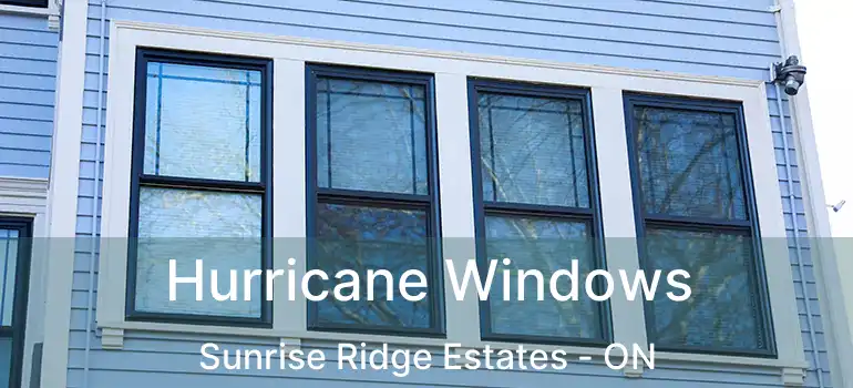  Hurricane Windows Sunrise Ridge Estates - ON