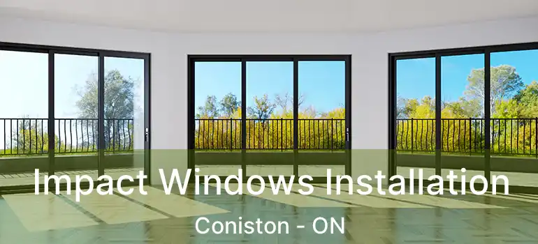  Impact Windows Installation Coniston - ON