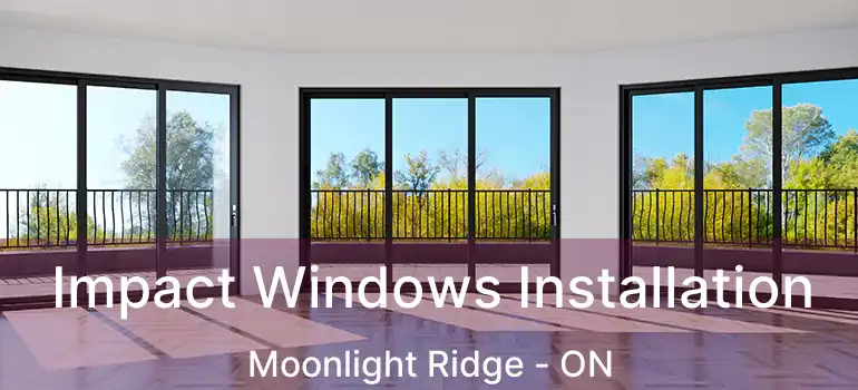  Impact Windows Installation Moonlight Ridge - ON