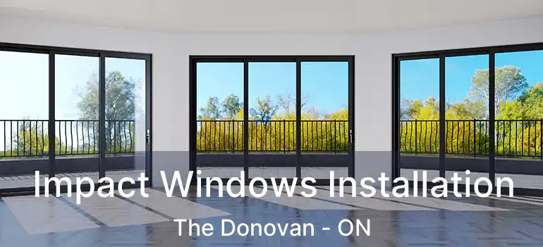  Impact Windows Installation The Donovan - ON