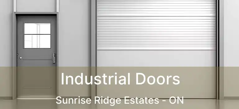  Industrial Doors Sunrise Ridge Estates - ON