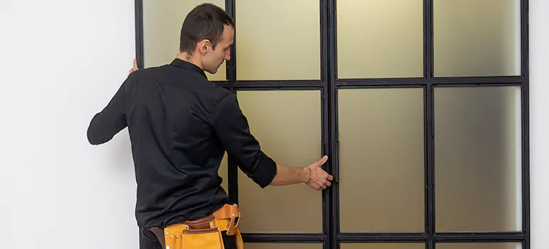 Patio French door installation in Sudbury, ON