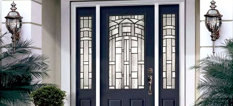 Stained Glass Door Panels in Sudbury, Ontario