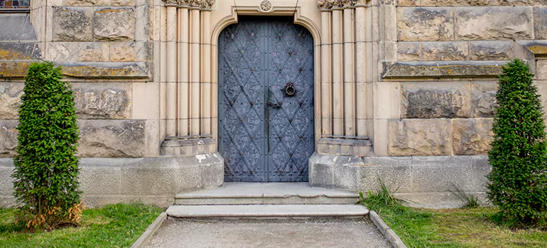 Traditional Double Front Doors in Sudbury, Ontario