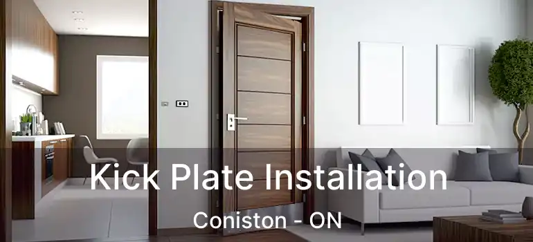  Kick Plate Installation Coniston - ON