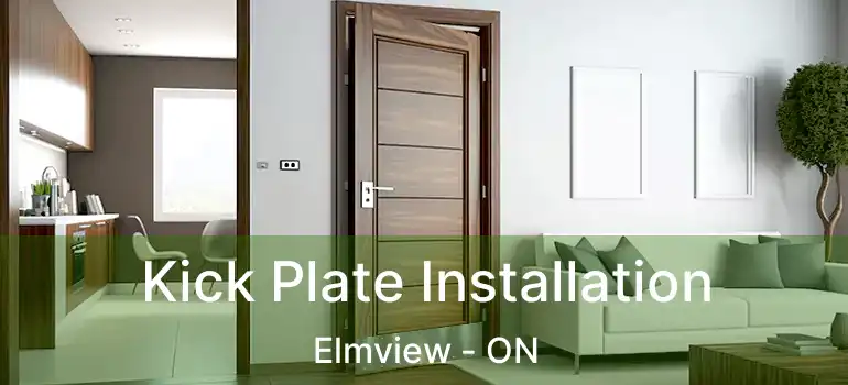  Kick Plate Installation Elmview - ON