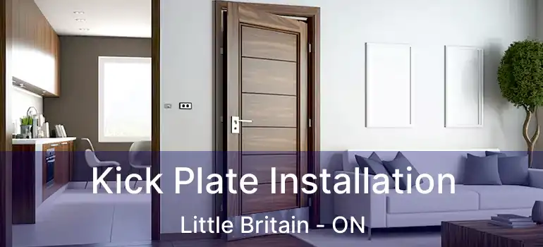  Kick Plate Installation Little Britain - ON