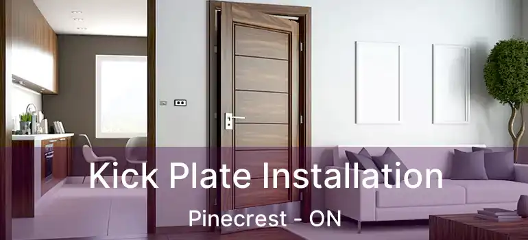  Kick Plate Installation Pinecrest - ON