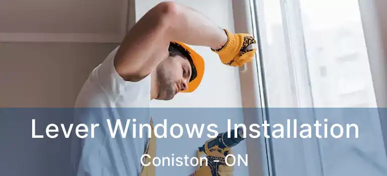  Lever Windows Installation Coniston - ON