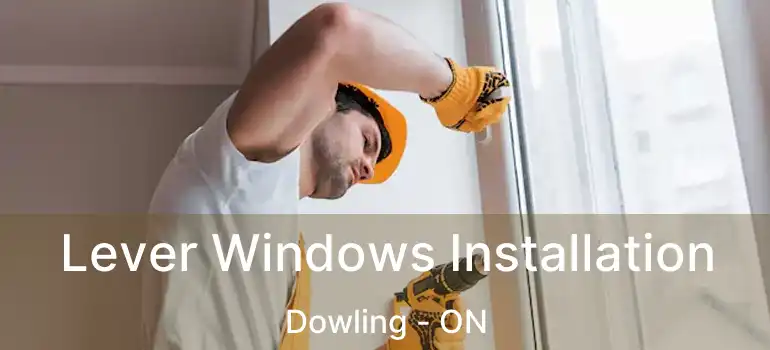  Lever Windows Installation Dowling - ON