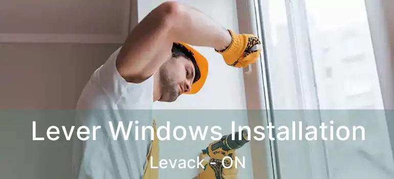  Lever Windows Installation Levack - ON