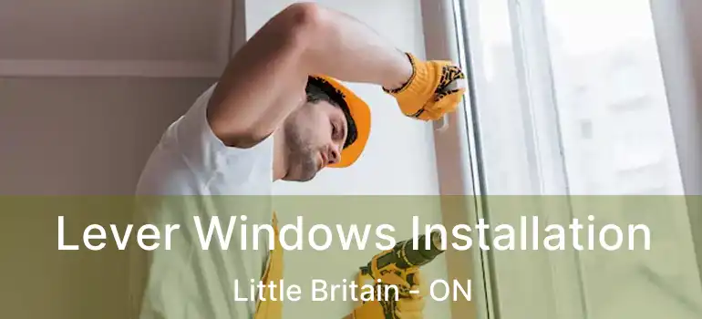  Lever Windows Installation Little Britain - ON