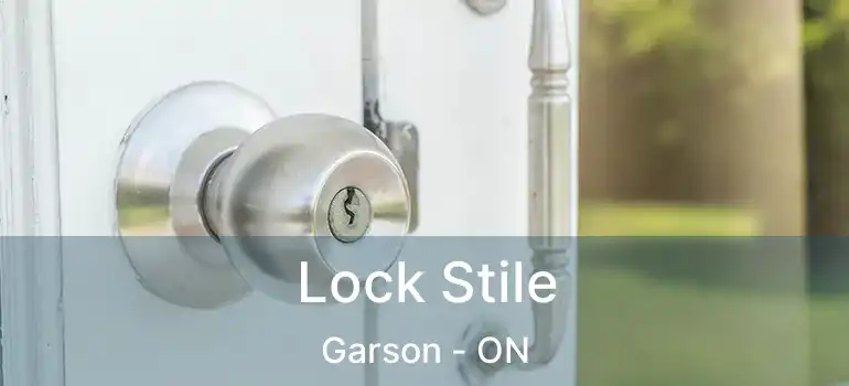  Lock Stile Garson - ON
