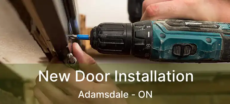  New Door Installation Adamsdale - ON