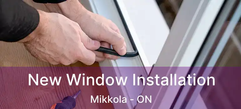  New Window Installation Mikkola - ON