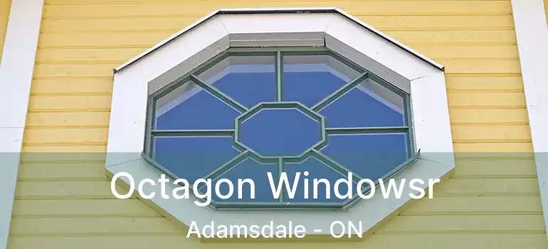  Octagon Windowsr Adamsdale - ON