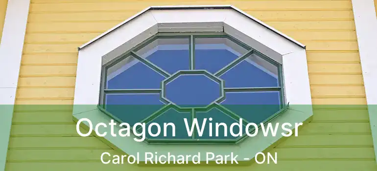  Octagon Windowsr Carol Richard Park - ON