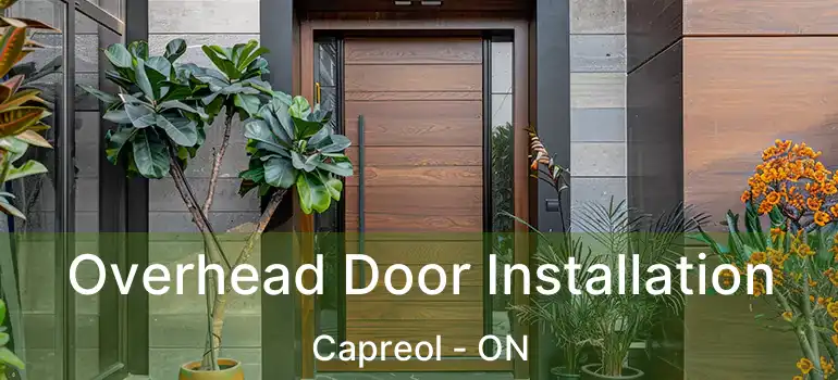  Overhead Door Installation Capreol - ON
