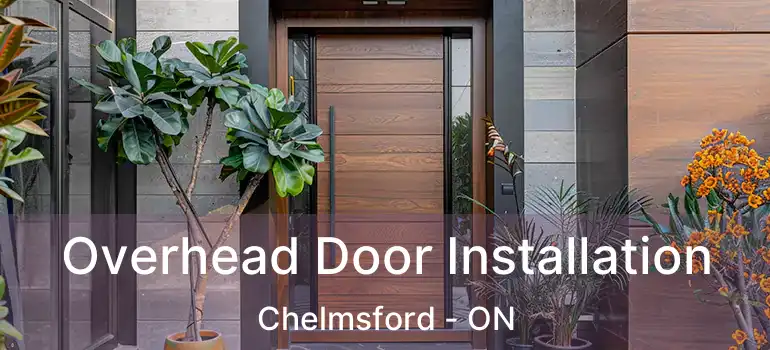  Overhead Door Installation Chelmsford - ON
