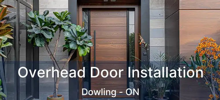  Overhead Door Installation Dowling - ON