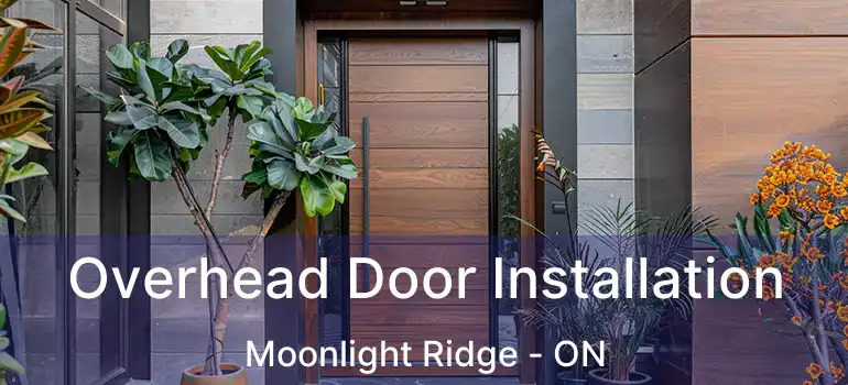  Overhead Door Installation Moonlight Ridge - ON