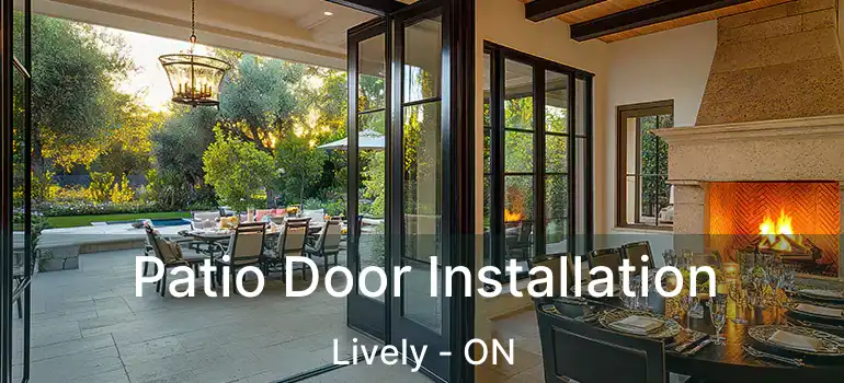  Patio Door Installation Lively - ON