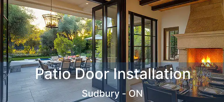  Patio Door Installation Sudbury - ON