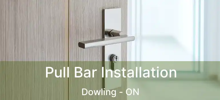  Pull Bar Installation Dowling - ON