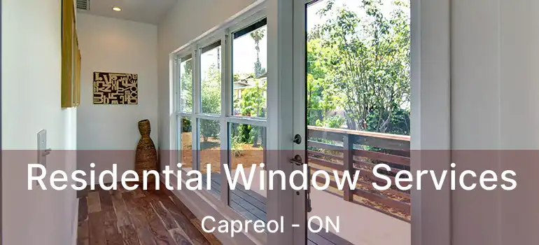  Residential Window Services Capreol - ON