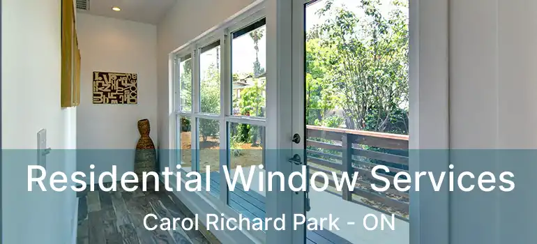  Residential Window Services Carol Richard Park - ON