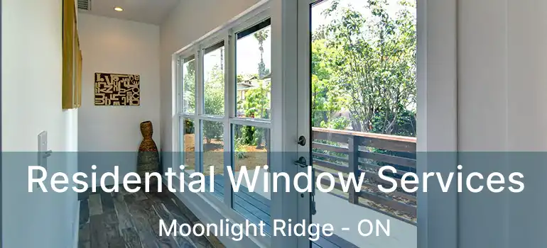  Residential Window Services Moonlight Ridge - ON