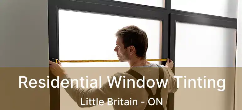  Residential Window Tinting Little Britain - ON