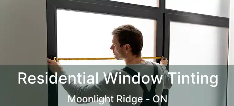  Residential Window Tinting Moonlight Ridge - ON