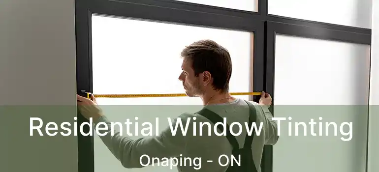  Residential Window Tinting Onaping - ON