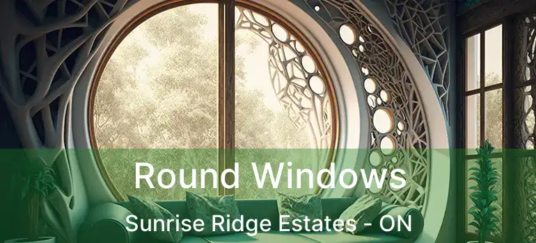 Round Windows Sunrise Ridge Estates - ON