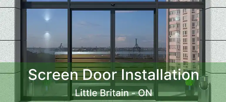  Screen Door Installation Little Britain - ON