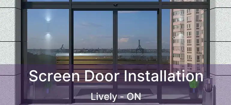  Screen Door Installation Lively - ON