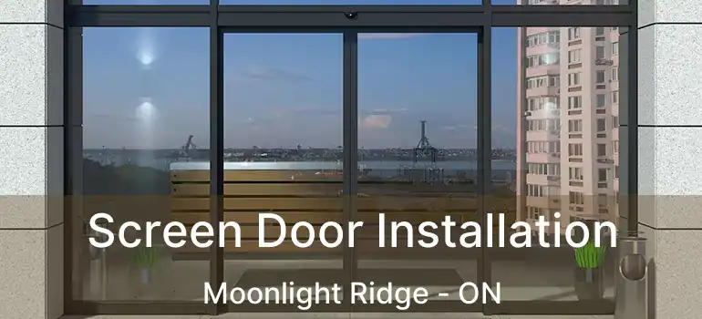  Screen Door Installation Moonlight Ridge - ON