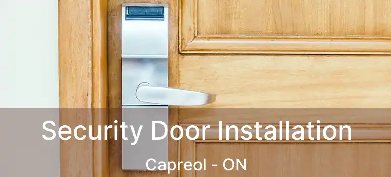  Security Door Installation Capreol - ON