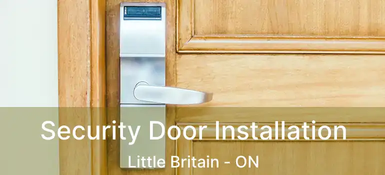  Security Door Installation Little Britain - ON