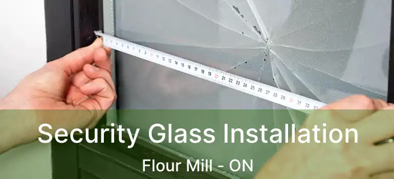  Security Glass Installation Flour Mill - ON