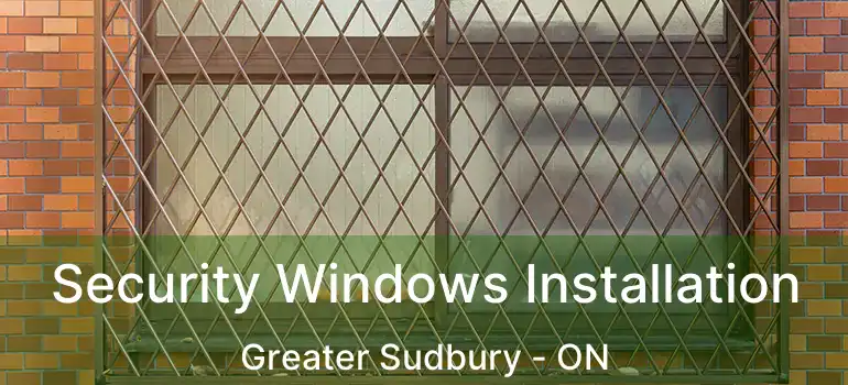  Security Windows Installation Greater Sudbury - ON