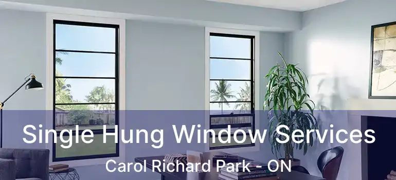  Single Hung Window Services Carol Richard Park - ON