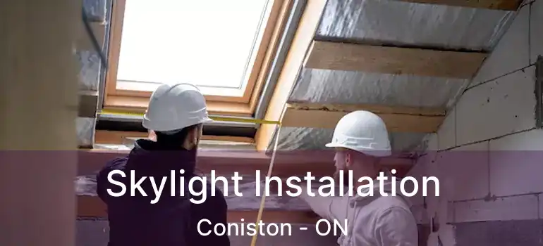  Skylight Installation Coniston - ON