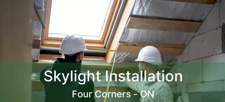  Skylight Installation Four Corners - ON