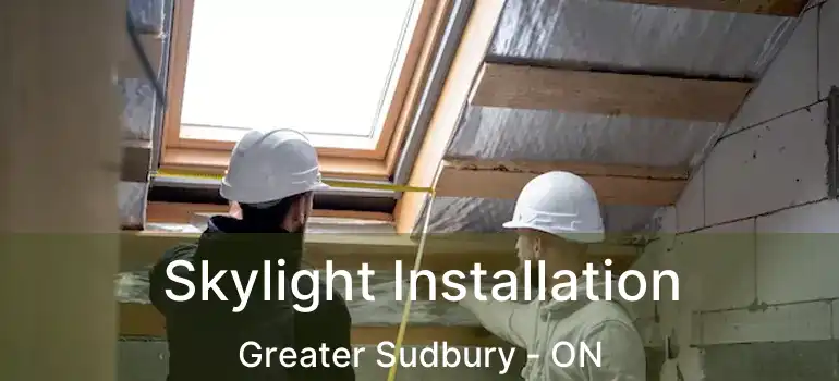  Skylight Installation Greater Sudbury - ON